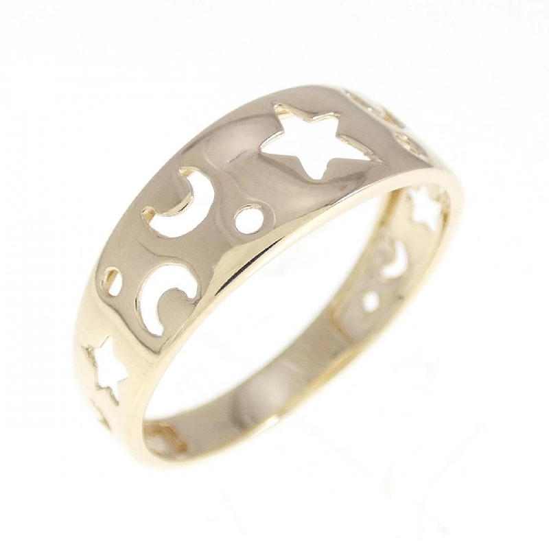 Nhẫn K10YG Sao × Mặt Trăng 672411