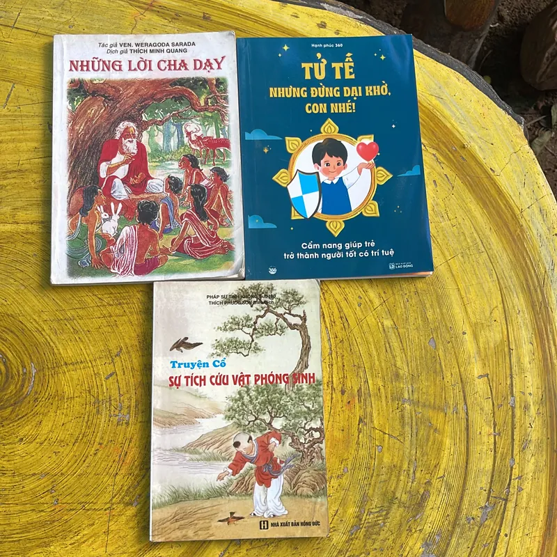COMBO TỬ TẾ NHƯNG ĐỪNG DẠI KHỜ CON NHÉ- NHỮNG LỜI CHA DẠY- TRUYỆN CỔ SỰ TÍCH CỨU VẬT PS 735734