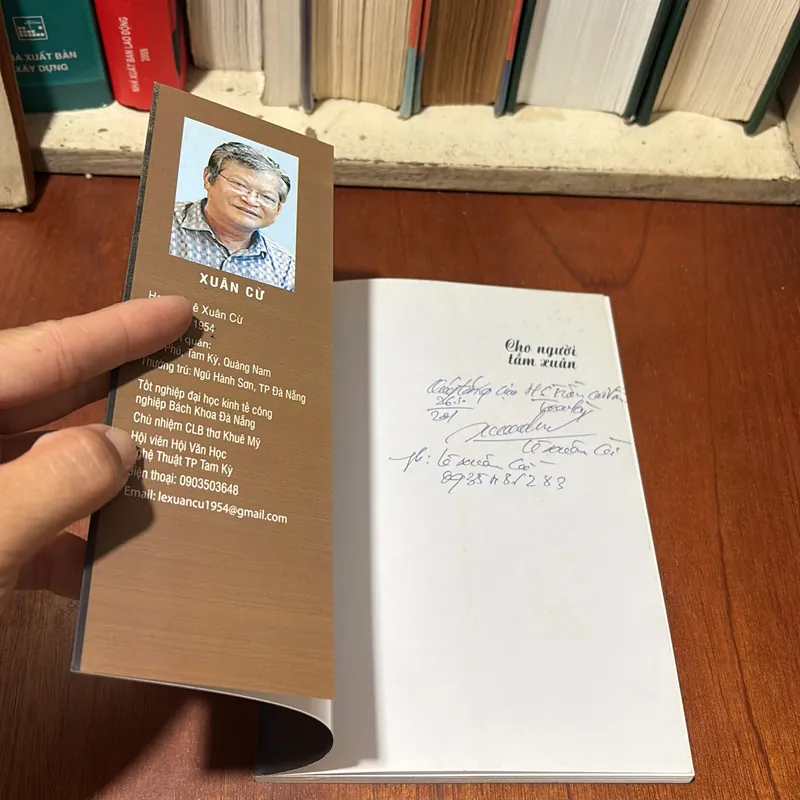 [Chữ Ký Tác Giả] - II Thơ: Cho Người Tầm Xuân - Lê Xuân Cừ - 2018 722513
