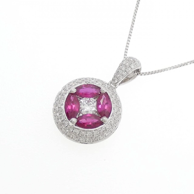 750WG/K18WG Nhẫn ruby 0.58CT - Hàng hiệu Authentic 859966