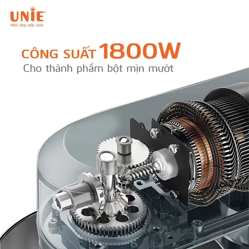 UNIE UE-990 – Nhồi bột êm ái, không nóng máy, bột dai mịn chuẩn tiệm 714265