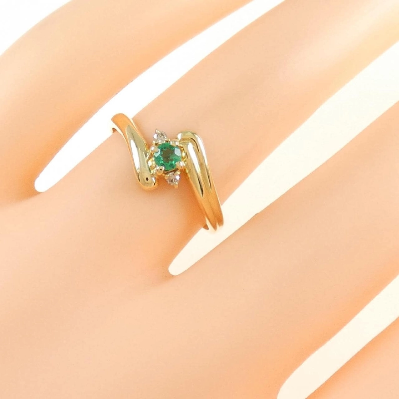 Nhẫn Emerald K18YG 669918