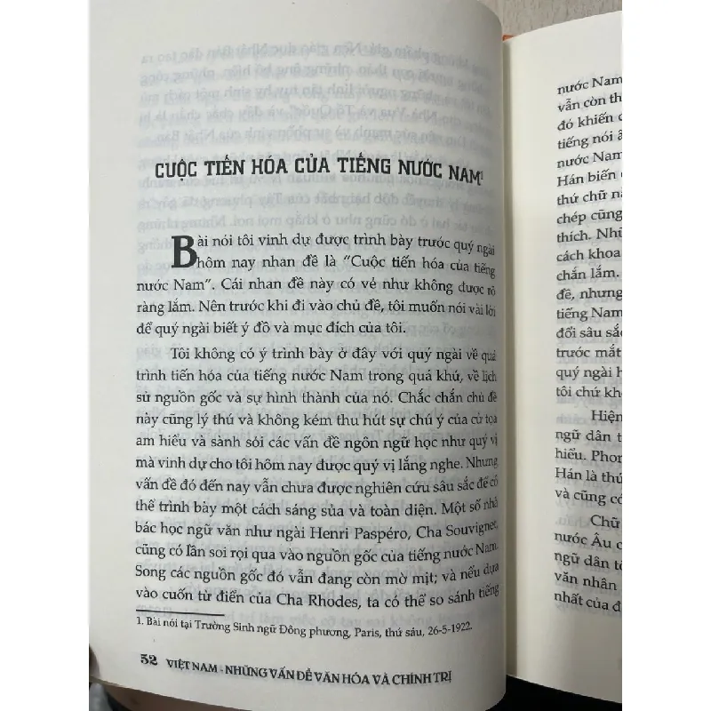 Việt Nam những vấn đề văn hoá và chính trị - Phạm Quỳnh 695556