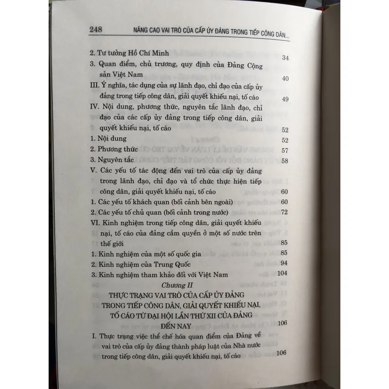 Nâng cao vai trò của cấp uỷ Đảng trong tiếp công dân, giải quyết khiếu nại, tố cáo 627146