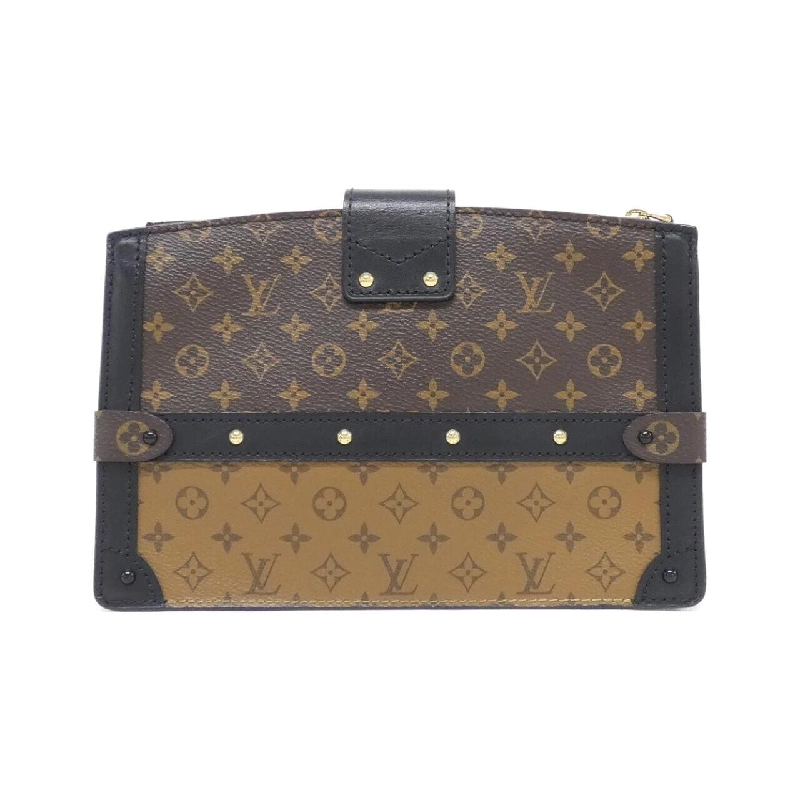 Túi xách đeo vai Louis Vuitton Monogram Reverse Trunk Clutch M43596 - Hàng hiệu Authentic 776648