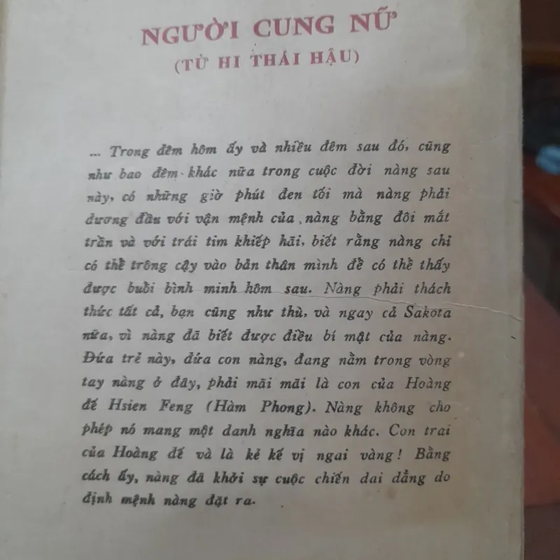 NGƯỜI CUNG NỮ (Từ Hi thái hậu), tập 1 (trọn bộ 2 tập) 600957