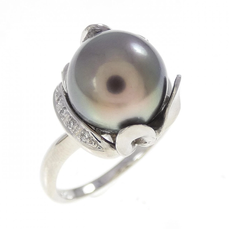 Nhẫn ngọc trai đen PT900 10.5mm - Hàng hiệu Authentic 847962