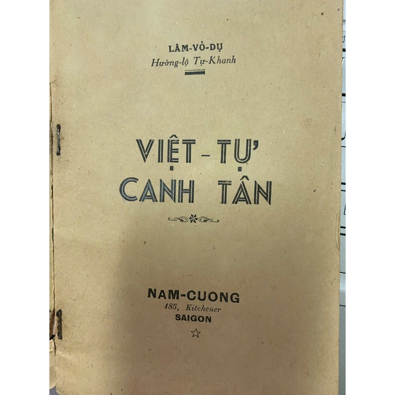 VIỆT TỰ CANH TÂN - LÂM VÕ DỤ 519459