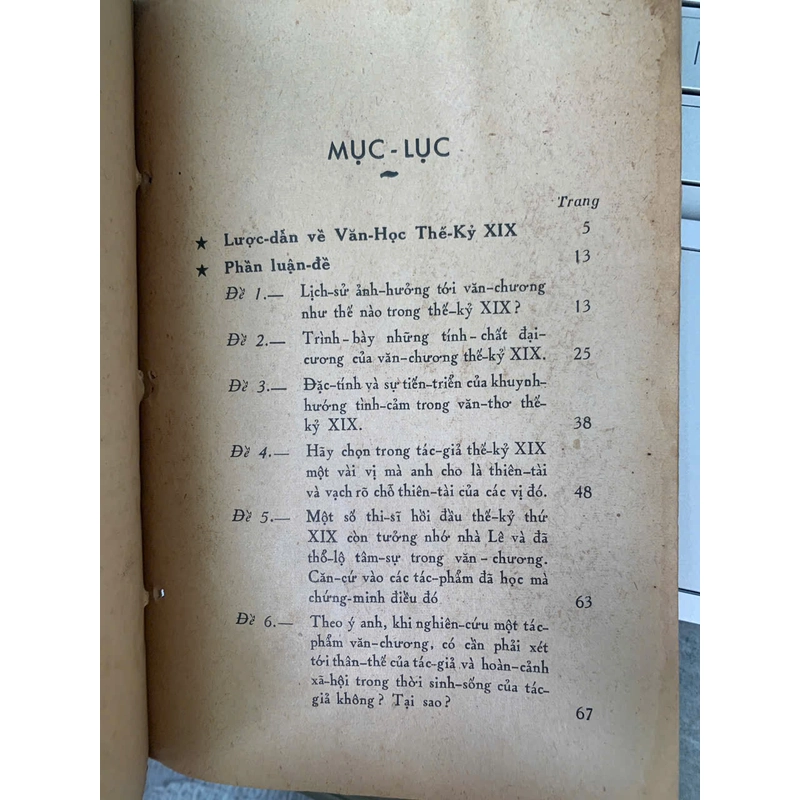 LUẬN ĐỀ TỔNG QUÁT VỀ THẾ KỶ XIX 519682