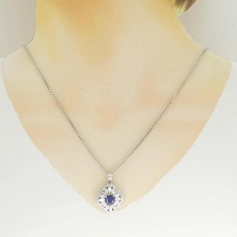 PT/PT850 Dây chuyền Sapphire 2.09CT - Hàng hiệu Chính hãng 849852