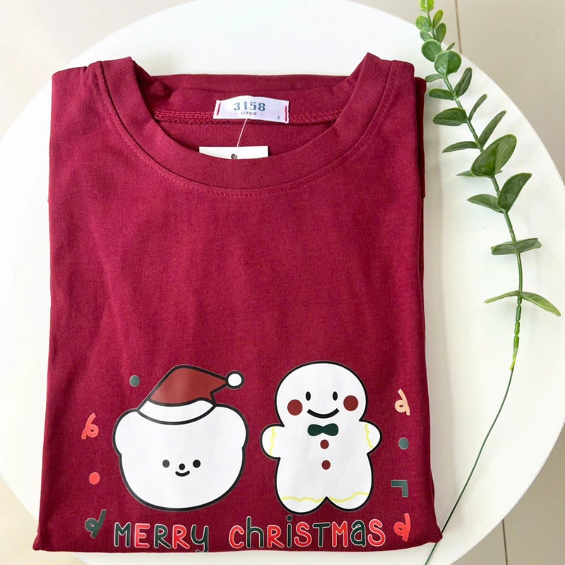 Áo Thun Nữ Oversize Dưới 72kg Chất Thun Cotton Khô Đỏ In Hình Hàng Mới 322134