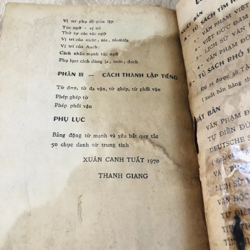 VĂN-PHẠM ĐỨC-NGỮ – Deutsche Grammatik für Vietnamesen Sách ngữ pháp tiếng Đức 971821