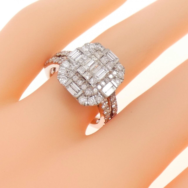 Nhẫn kim cương K18WG 1.40CT 668272