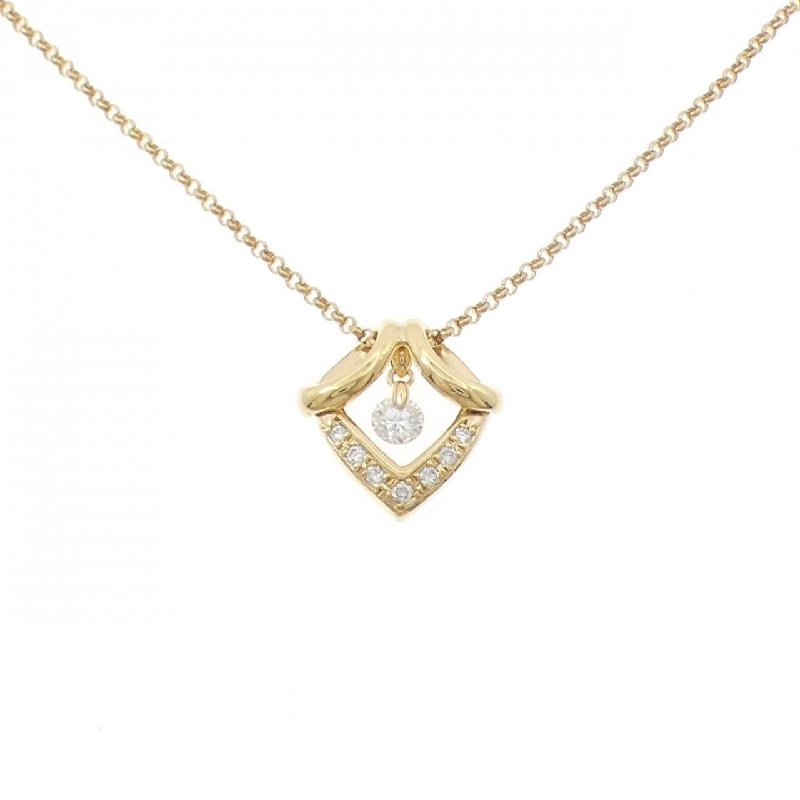 K18YG Dây chuyền kim cương 0.270CT - Hàng hiệu Chính hãng 846065