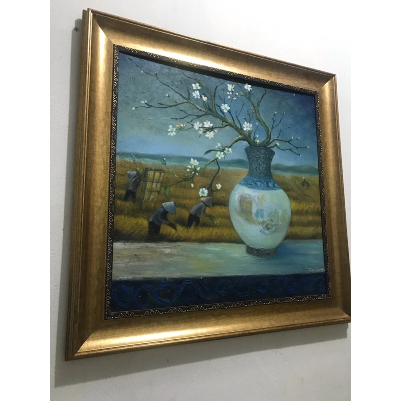 Tranh sơn dầu (60cm x 60cm) kèm khung 528072