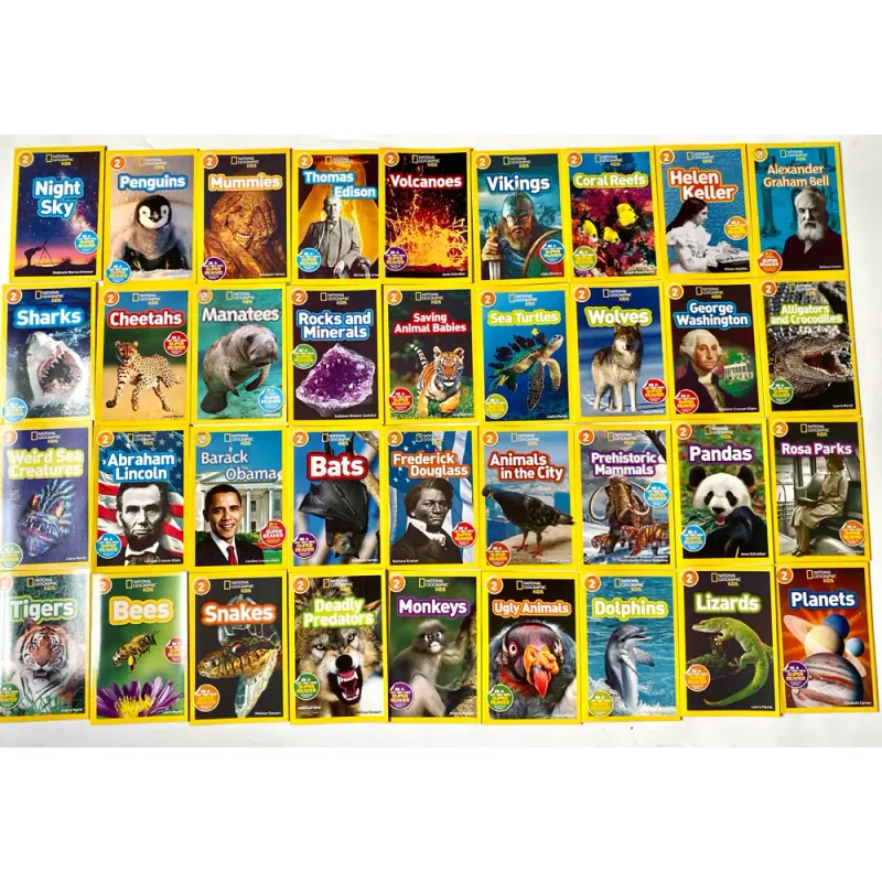 National geographic (Sách nhập) - Level 2 - Full bộ mới nhất 41 quyển + File Mp3 759653