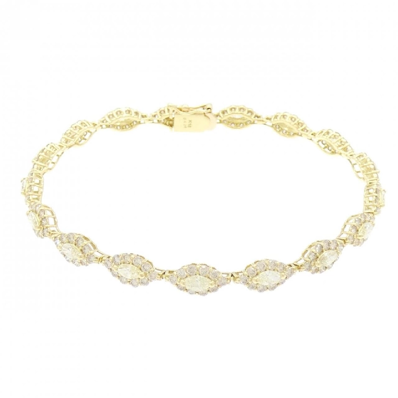 K18YG Vòng tay kim cương 4.75CT - Hàng hiệu Chính hãng 871186