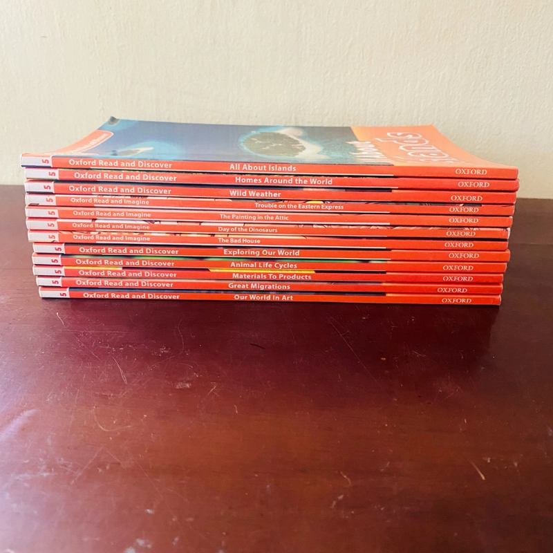 Combo sale 12 cuốn Oxford read and discover  446444