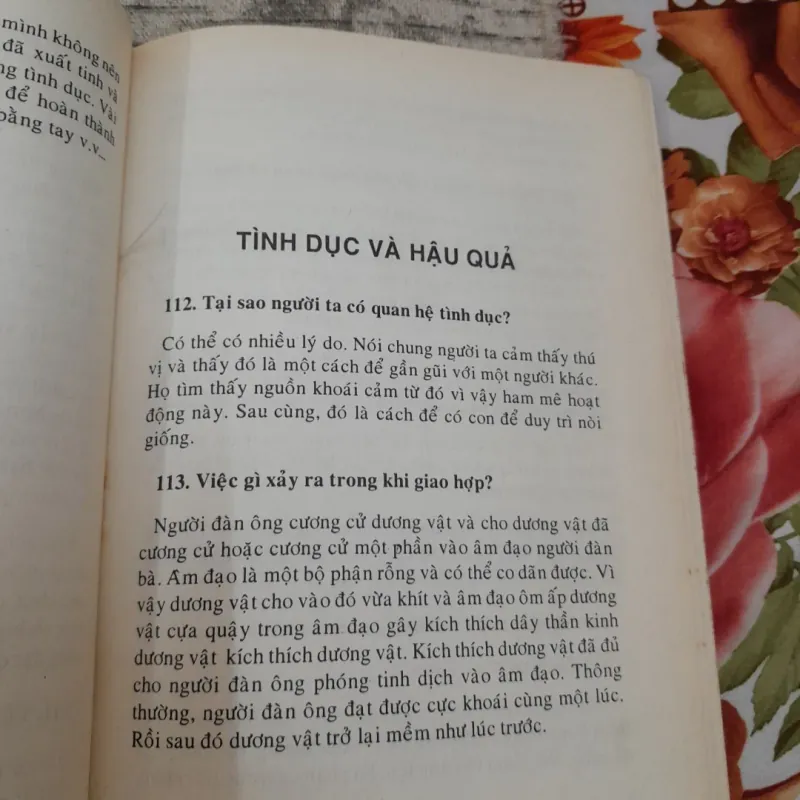 Hỏi đáp về GIỚI TÍNH và TÌNH DỤC- NXB Y Học 1998 778873