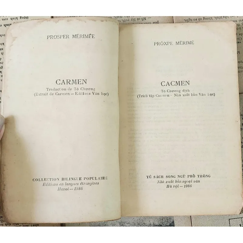 Truyện song ngữ Pháp - Việt / Tác phẩm kinh điển Carmen của Prosper Mérimée 704206