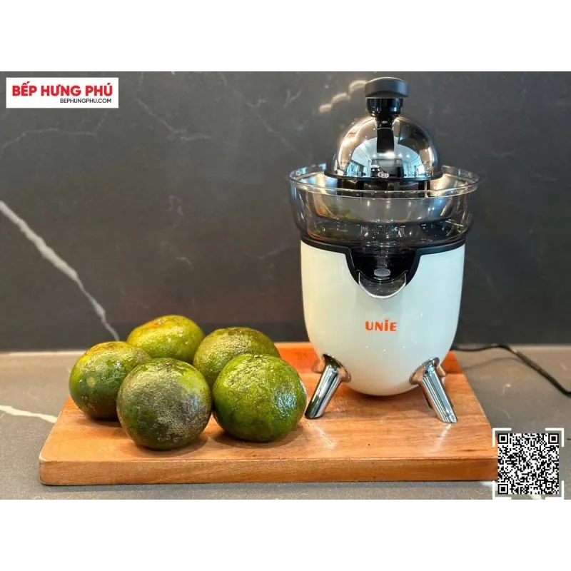 Máy vắt cam điện tự động UNIE UECJ-666B 100W, vắt kiệt, vòi chống nhỏ giọt 578116