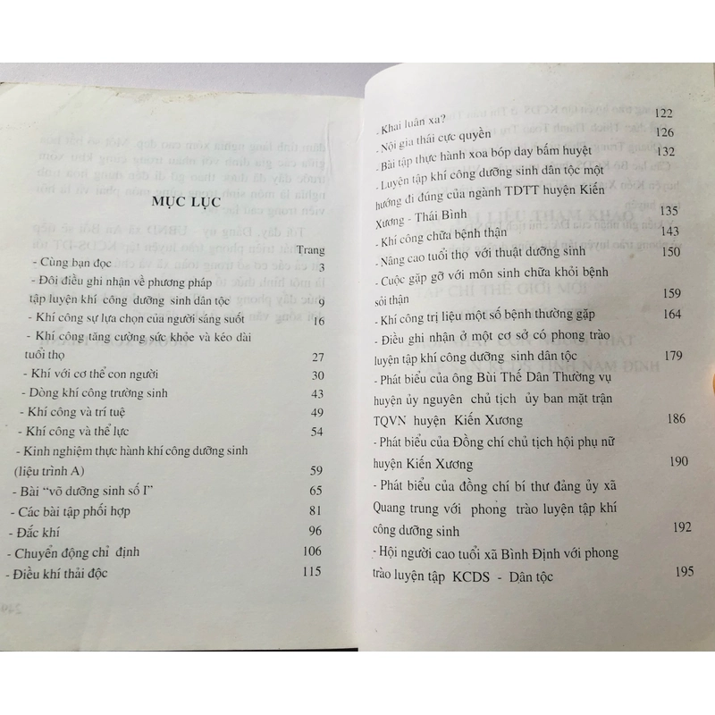 KHÍ CÔNG DƯỠNG SINH VỚI SỨC KHỎE CON NGƯỜI  - 248 trang, nxb: 2007 361257