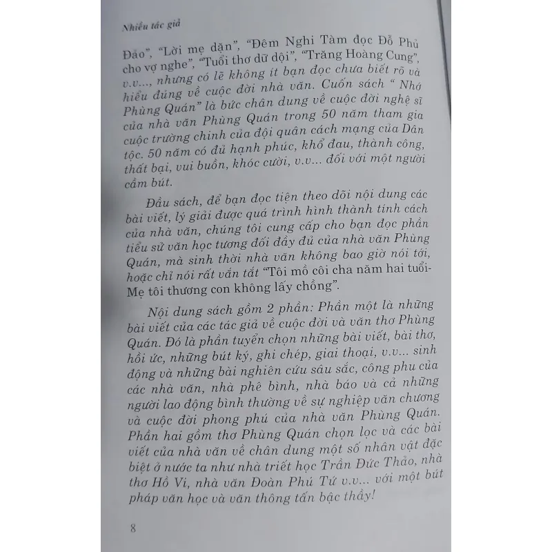 Ký/ NHỚ PHÙNG QUÁN/ Nhiều tác giả 1023200