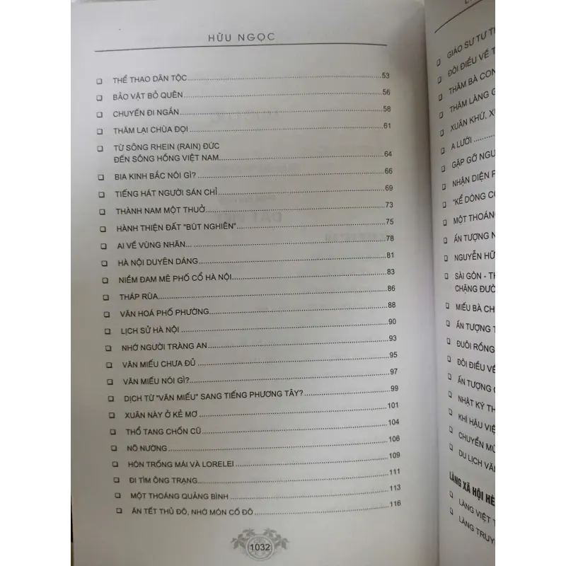 LÃNG DU TRONG VĂN HÓA VIỆT NAM - HỮU NGỌC 711475