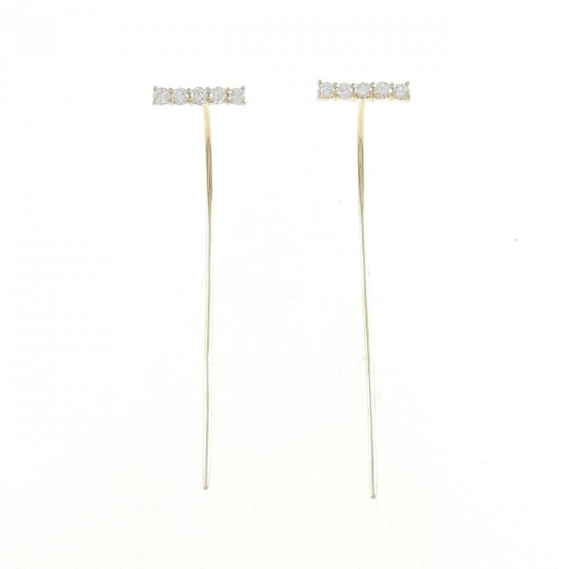 K18YG Bông tai kim cương 0.20CT - Hàng hiệu Chính hãng 870902