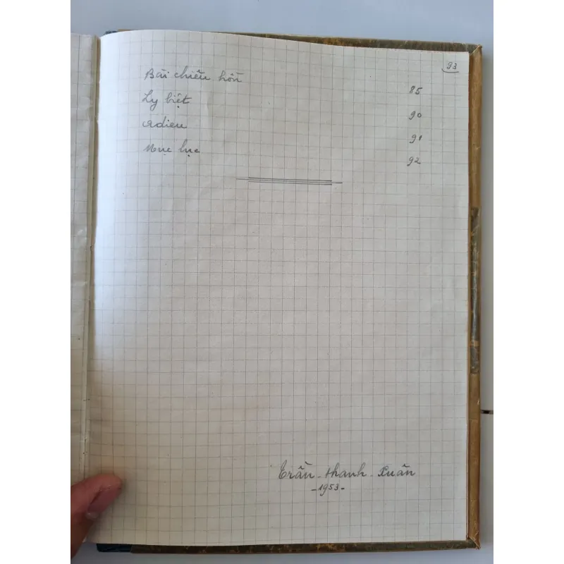 Sổ tay năm 1953 viết thơ 1020610