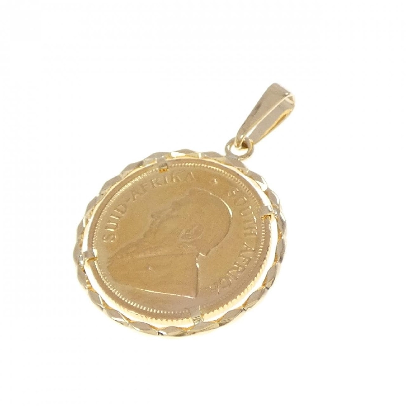 Mặt dây chuyền đồng xu 750YG (khung) - Hàng hiệu Authentic 865145