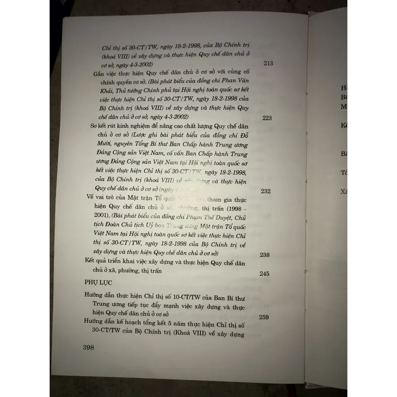 Các văn bản của Đảng, nhà nước về dân chủ ở cơ sở 736772