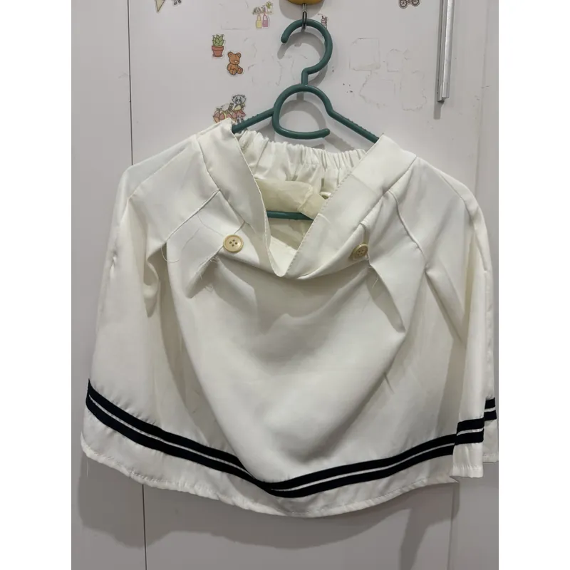 Set áo váy crotop màu trắng còn mới 90% 708913