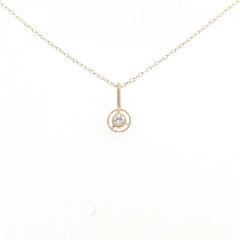 K18YG Dây chuyền kim cương 0.07CT - Hàng hiệu Chính hãng 860363