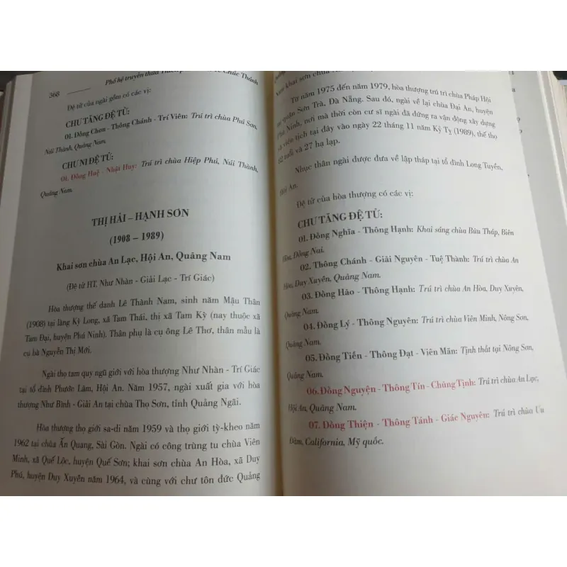 Phổ Hệ Truyền Thừa Thiền Phái Lâm Tế Chúc Thánh Quảng Nam Đà Nẵng 796727