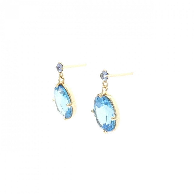 4゜C Blue Topaz Bông Tai - Hàng hiệu Chính hãng 844144