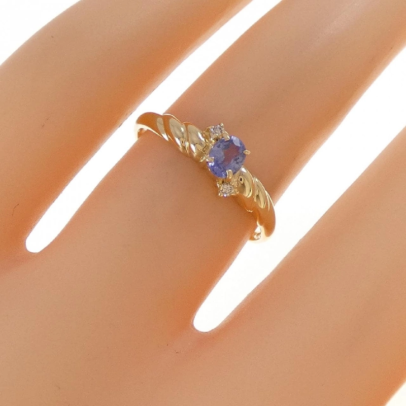 Nhẫn Sapphire K18YG - Hàng hiệu Chính hãng 853408