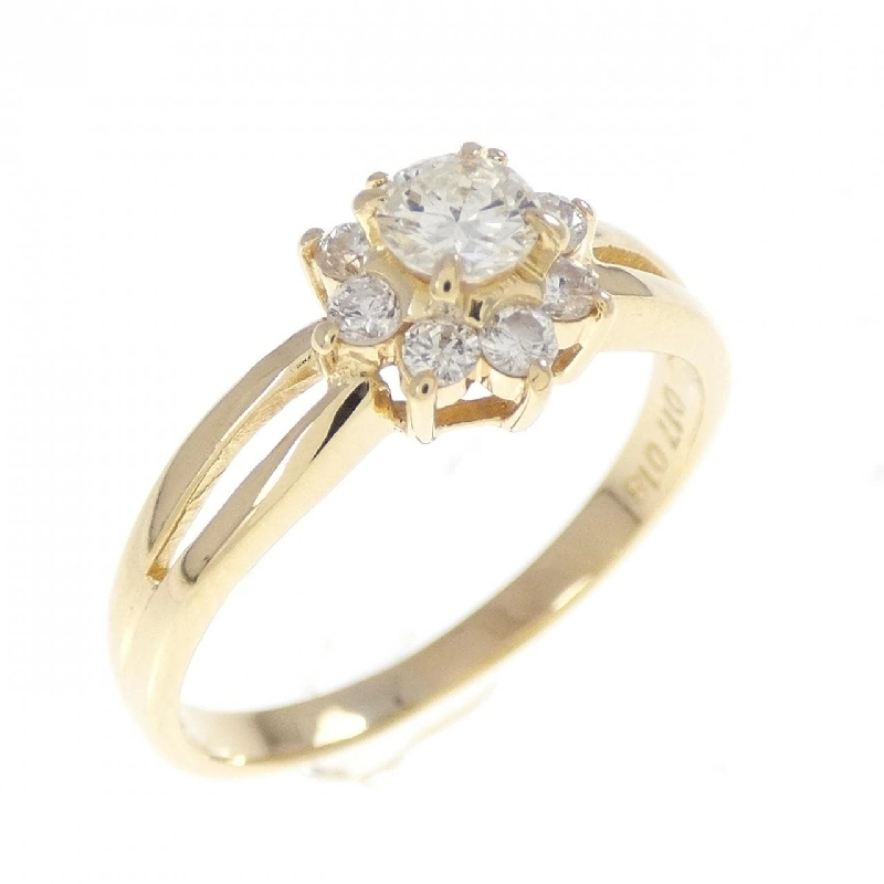 Nhẫn kim cương K18YG 0.17CT - Hàng hiệu Authentic 853671