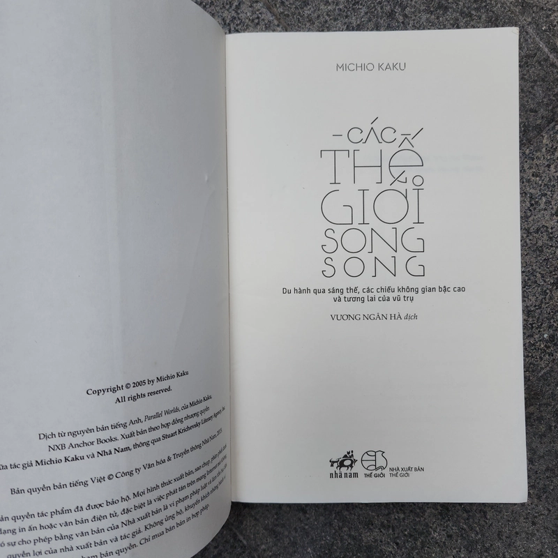 Sách Các thế giới song song của Michio Kaku mới 90% 534278