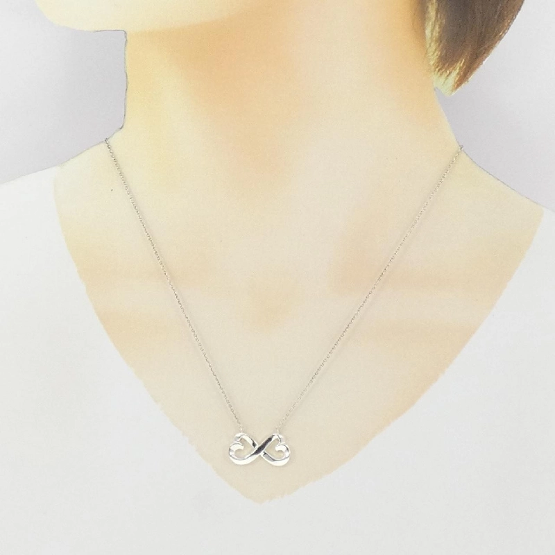 Dây chuyền Tiffany Double Loving Heart - Hàng hiệu Authentic 841060