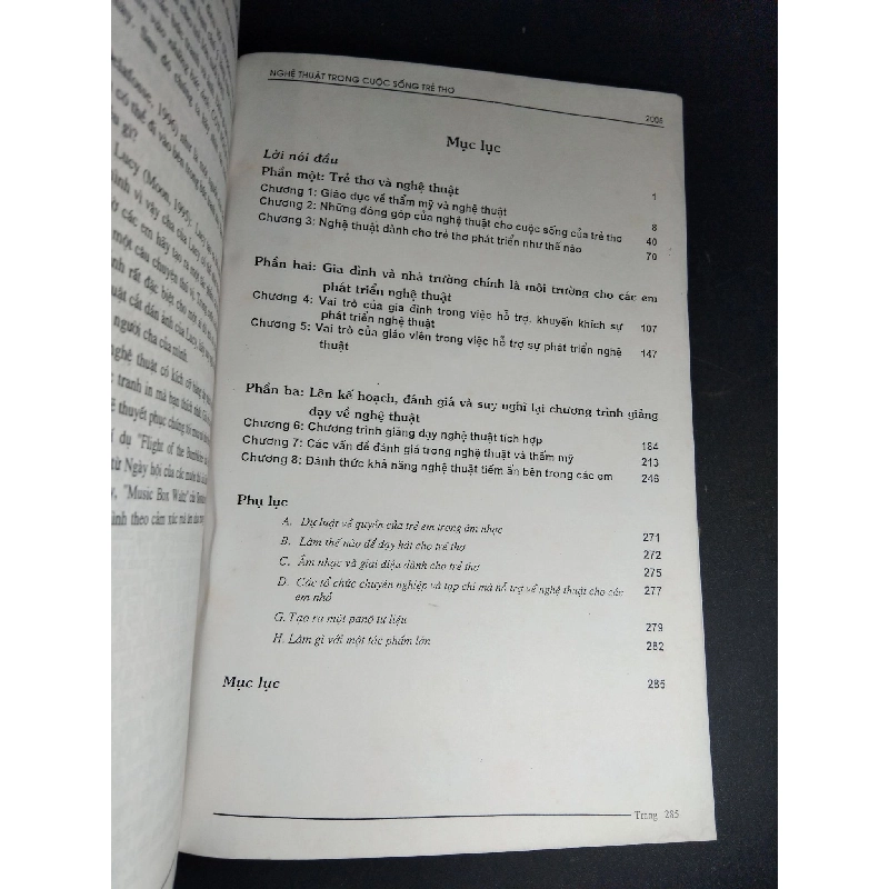 Nghệ thuật trong cuộc sống trẻ thơ mới 80% ố bẩn 2005 HCM1001 GIÁO TRÌNH, CHUYÊN MÔN 918444