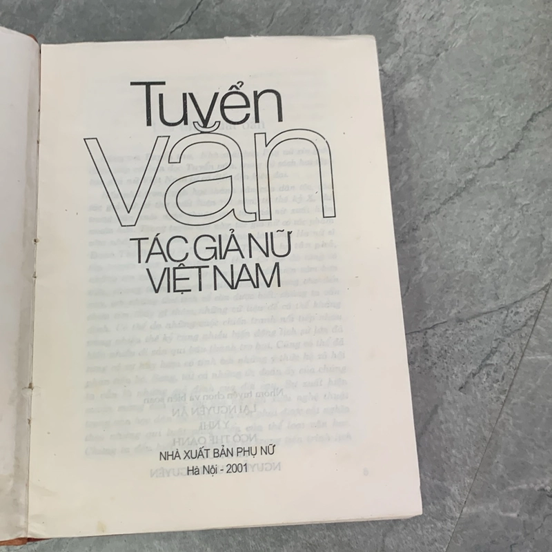 Tuyển văn tác giả nữ Việt Nam  307793