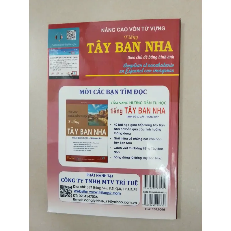 Nâng cao vốn từ vựng tiếng Tây Ban Nha theo chủ đề bằng hình ảnh 696780