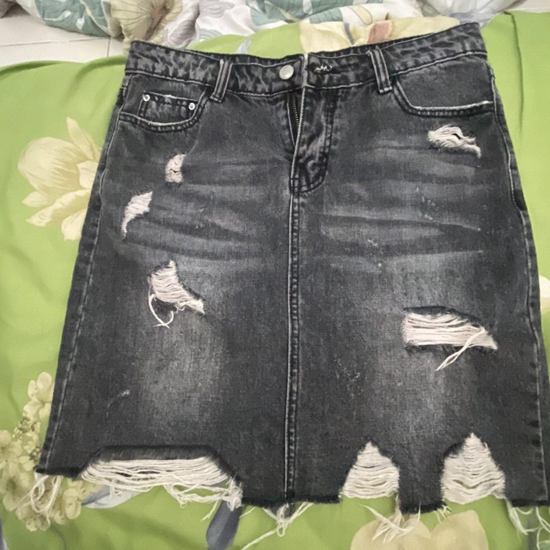 Chân váy jeans size xl  357780