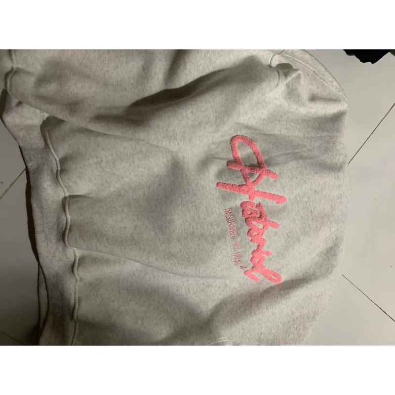 Áo Hoodie Nam nữ N3Q chữ thêu màu hồng size xl 736004