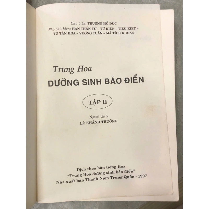 TRUNG HOA DƯỠNG SINH BẢO ĐIỂN - Trương Hồ Đức 477925
