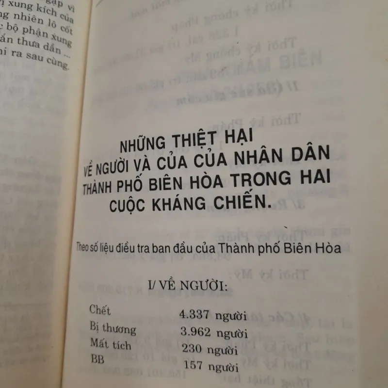 TỘI ÁC Thực dân Pháp Đế quốc Mỹ trên địa bản Thành phố Biên Hòa. Ban Điều tra tình ĐN 601452