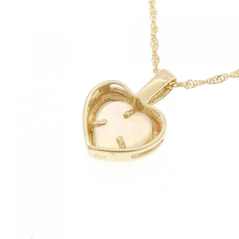 K18YG Mặt Dây Chuyền Hình Trái Tim Opal - Hàng hiệu Chính hãng 857682