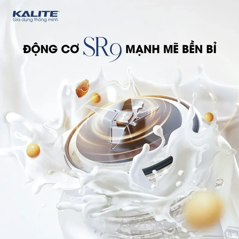 Máy làm sữa hạt KALITE KCBV8P bền bỉ chống trào đa năng 8in1 734602