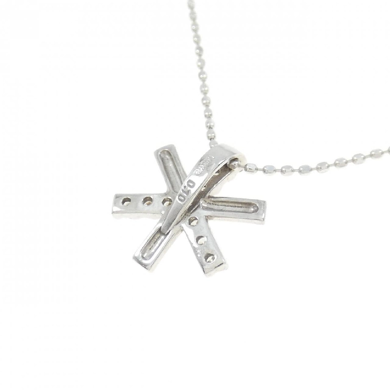 K18WG Dây chuyền kim cương 0.10CT - Hàng hiệu Chính hãng 864283